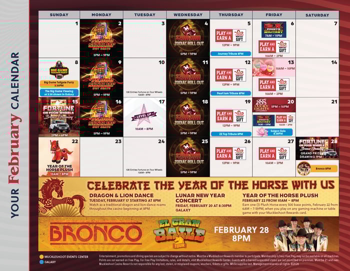 February 2026 Promo Calendar