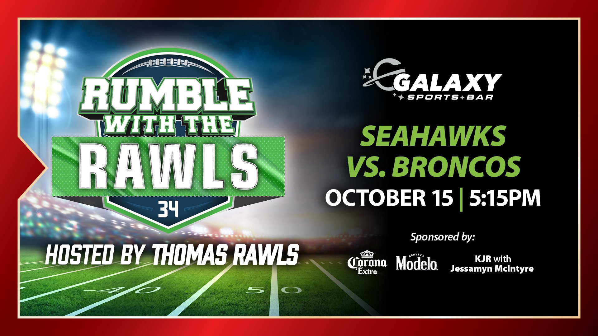 Rumble with the Rawls Away Game Watch Party