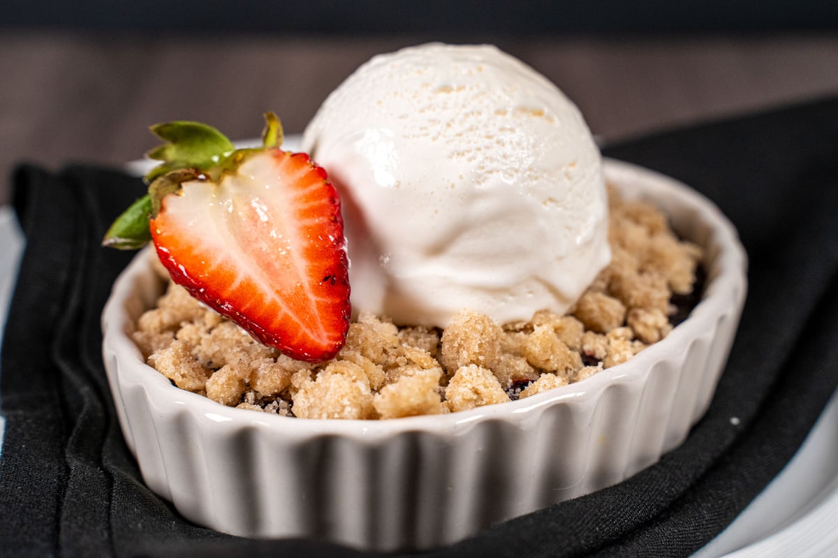 Muckleshoot Huckleberry Crisp