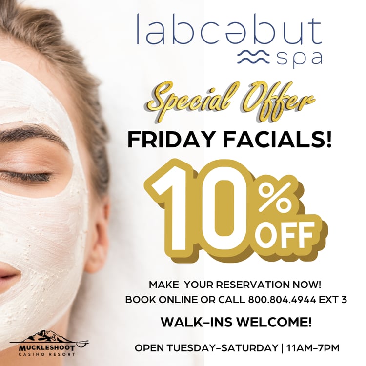 Friday Facials at labcebut spa