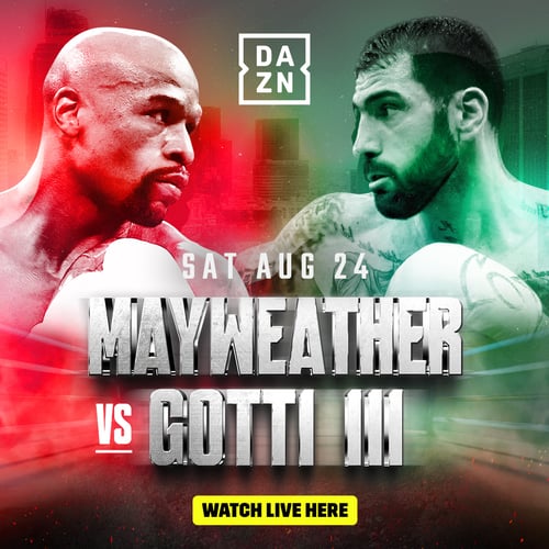 Mayweather vs Gotti III Saturday August 24