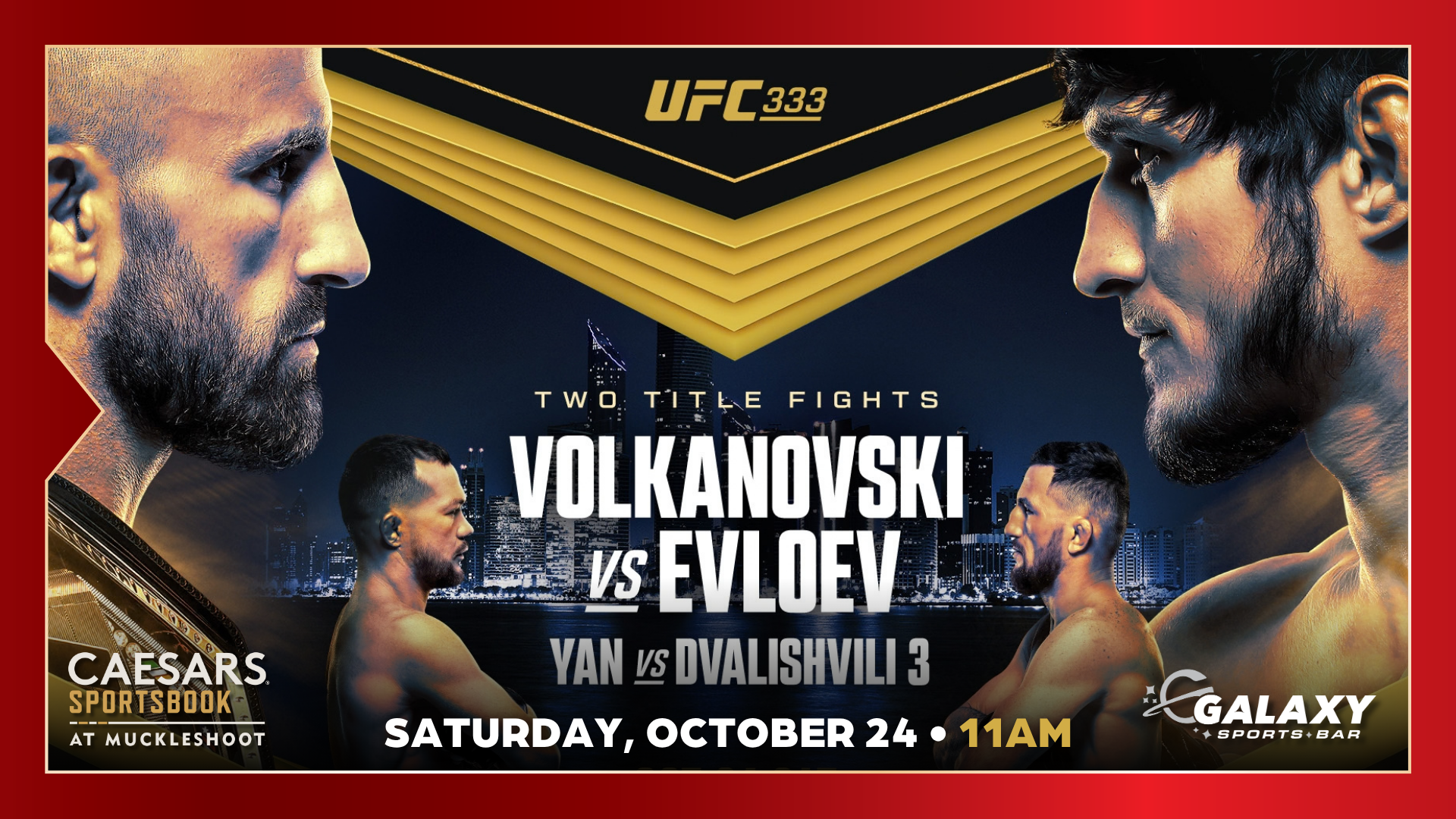 UFC 333 1920x1080 Landscape UFC 333 1920x1080 Landscape