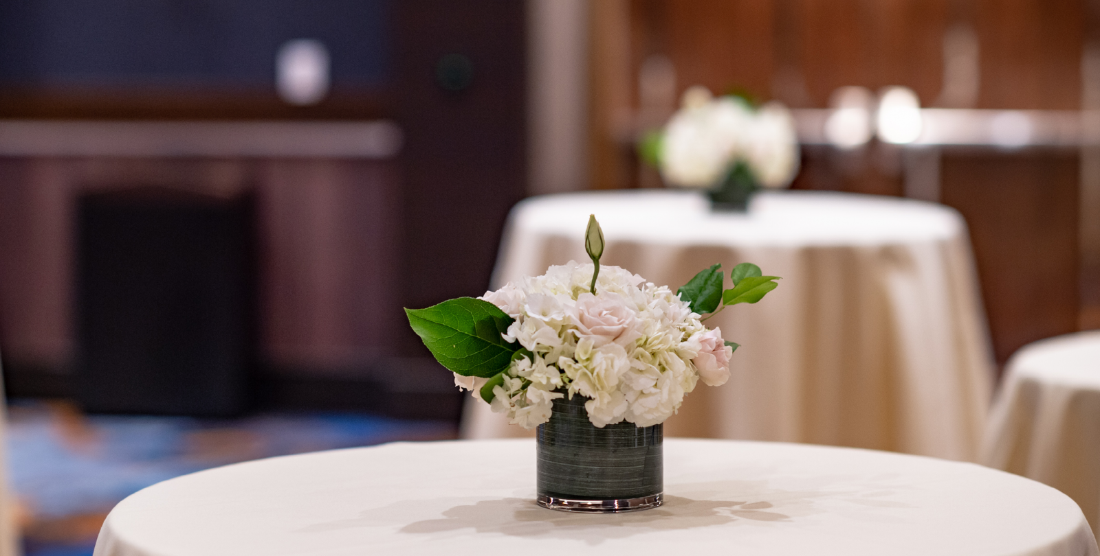 banquet flower on table