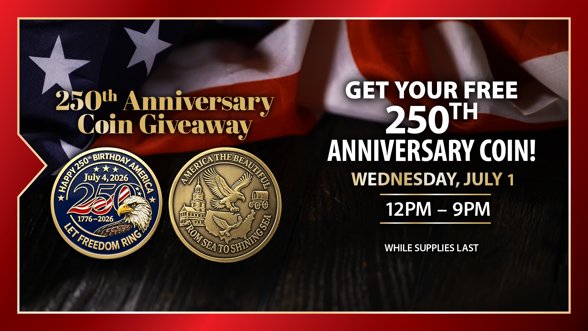 250th Anniversary Coin 