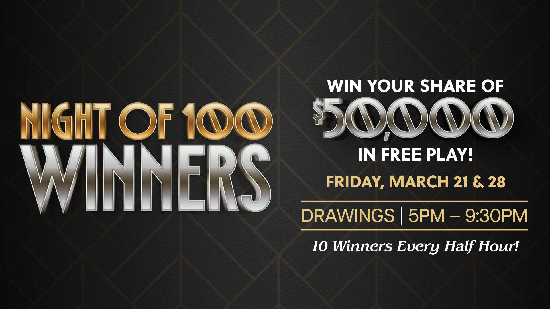 Night of 100 Winners 