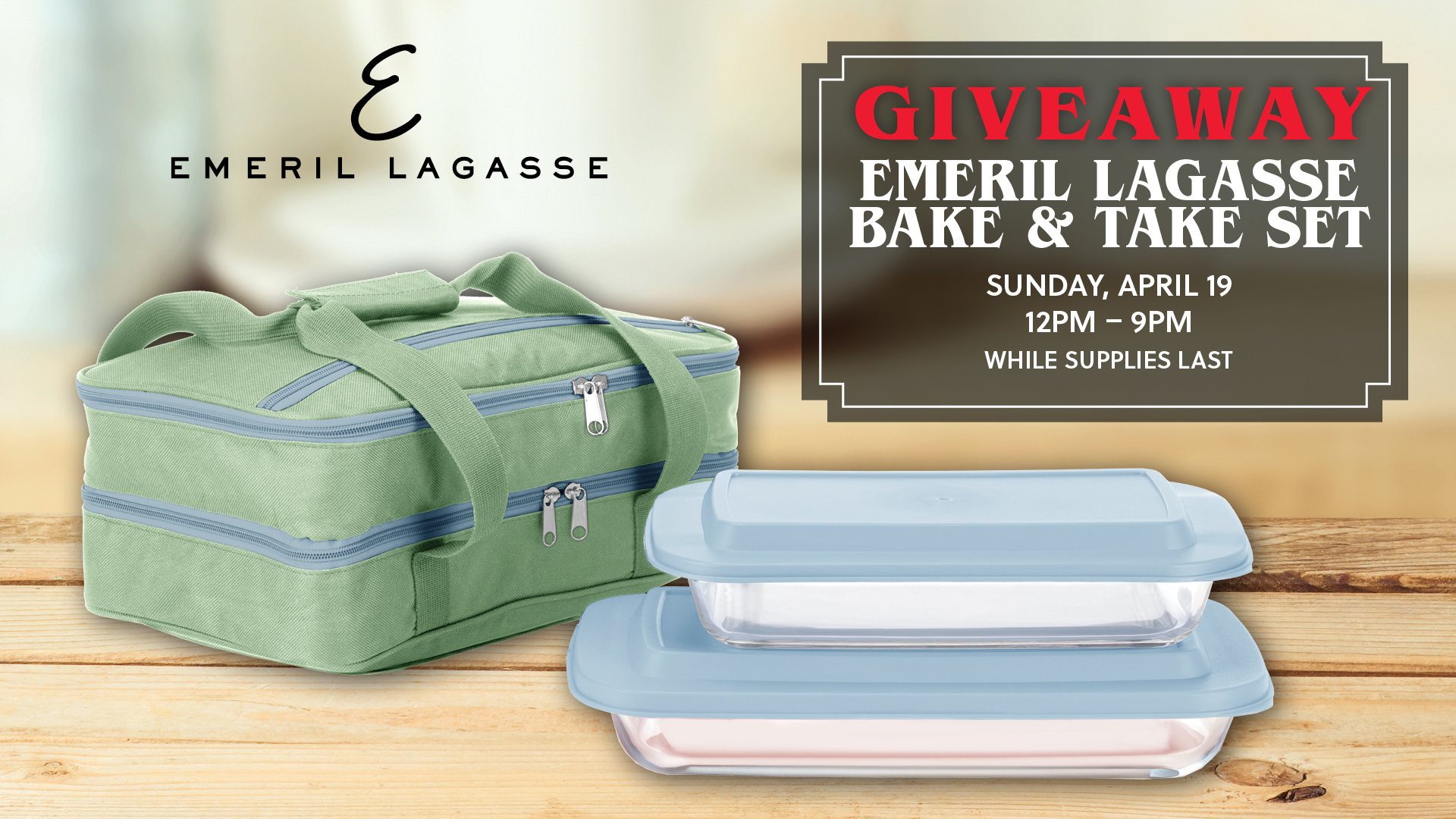 Emeril Lagasse Take and Bake Set