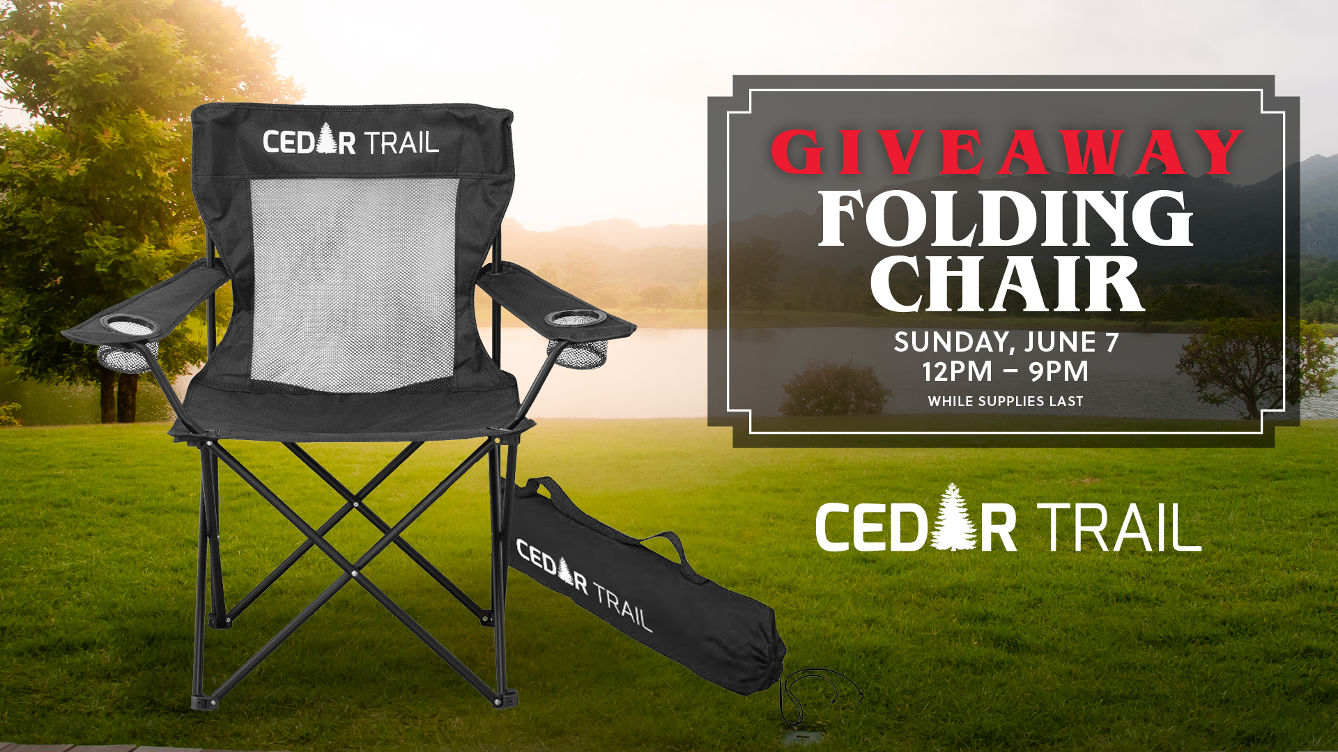Folding Chair Giveaway