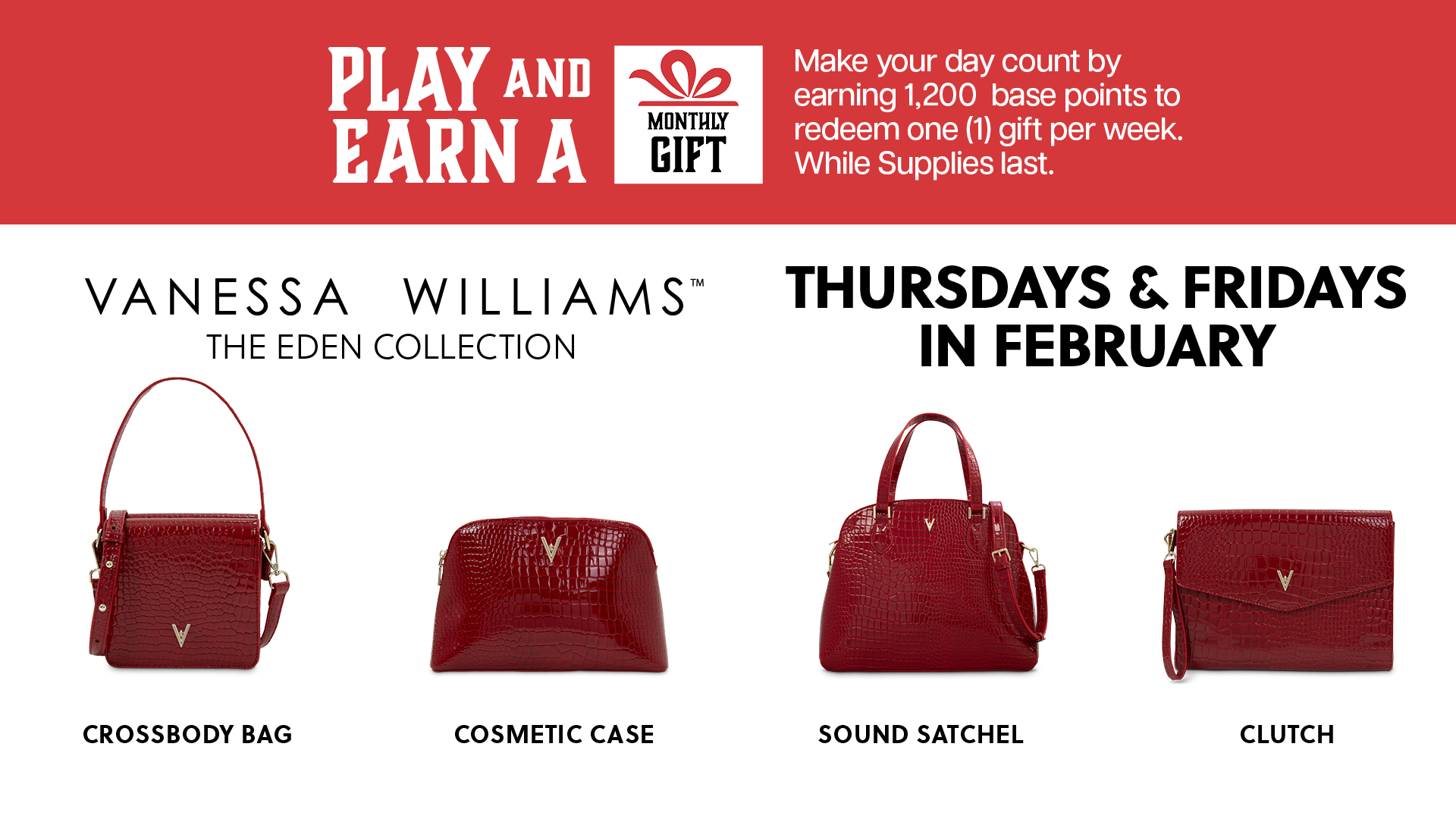 Play and Earn Monthly Gifts