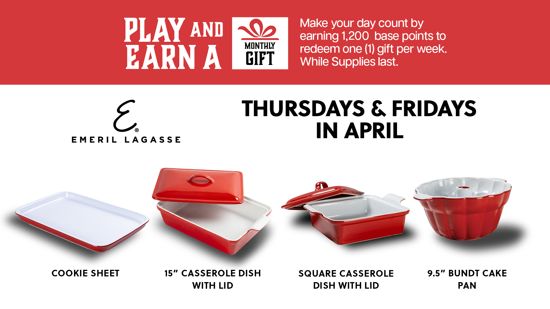 Play and Earn Monthly Gifts