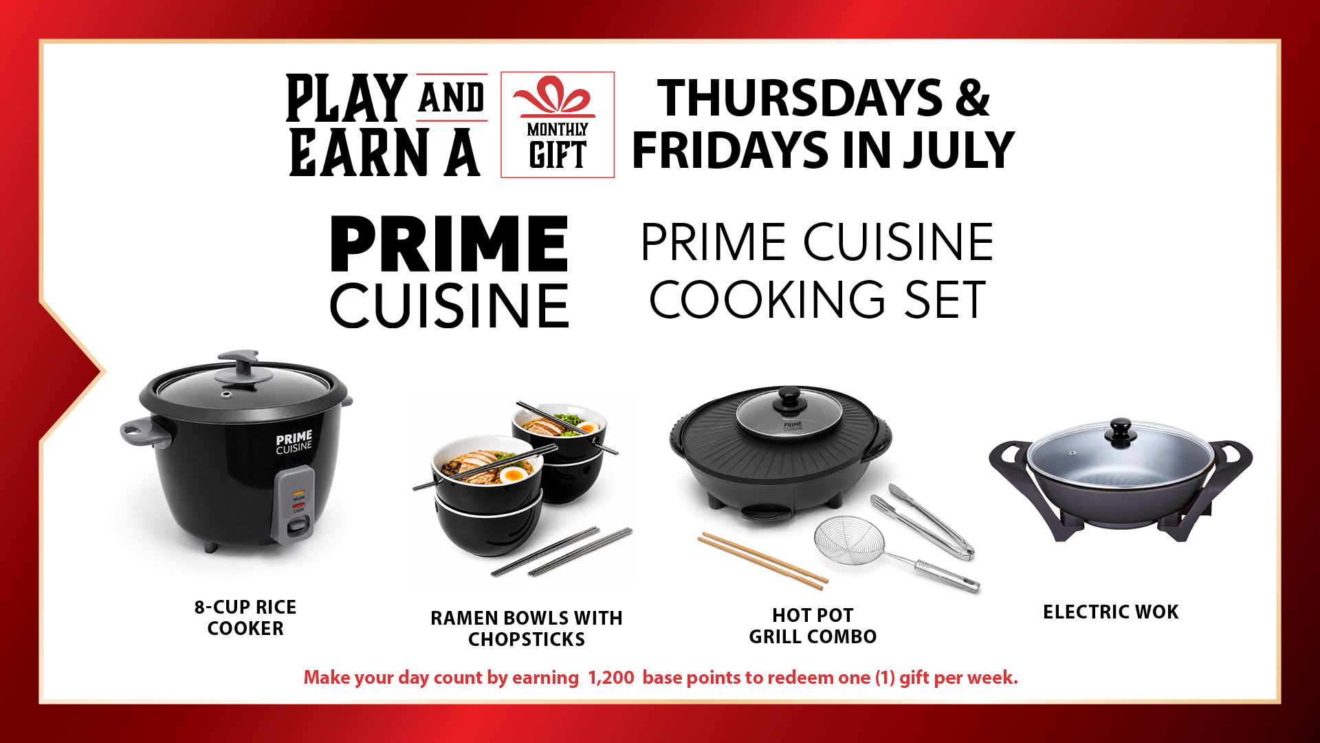 Play and Earn Monthly Gifts
