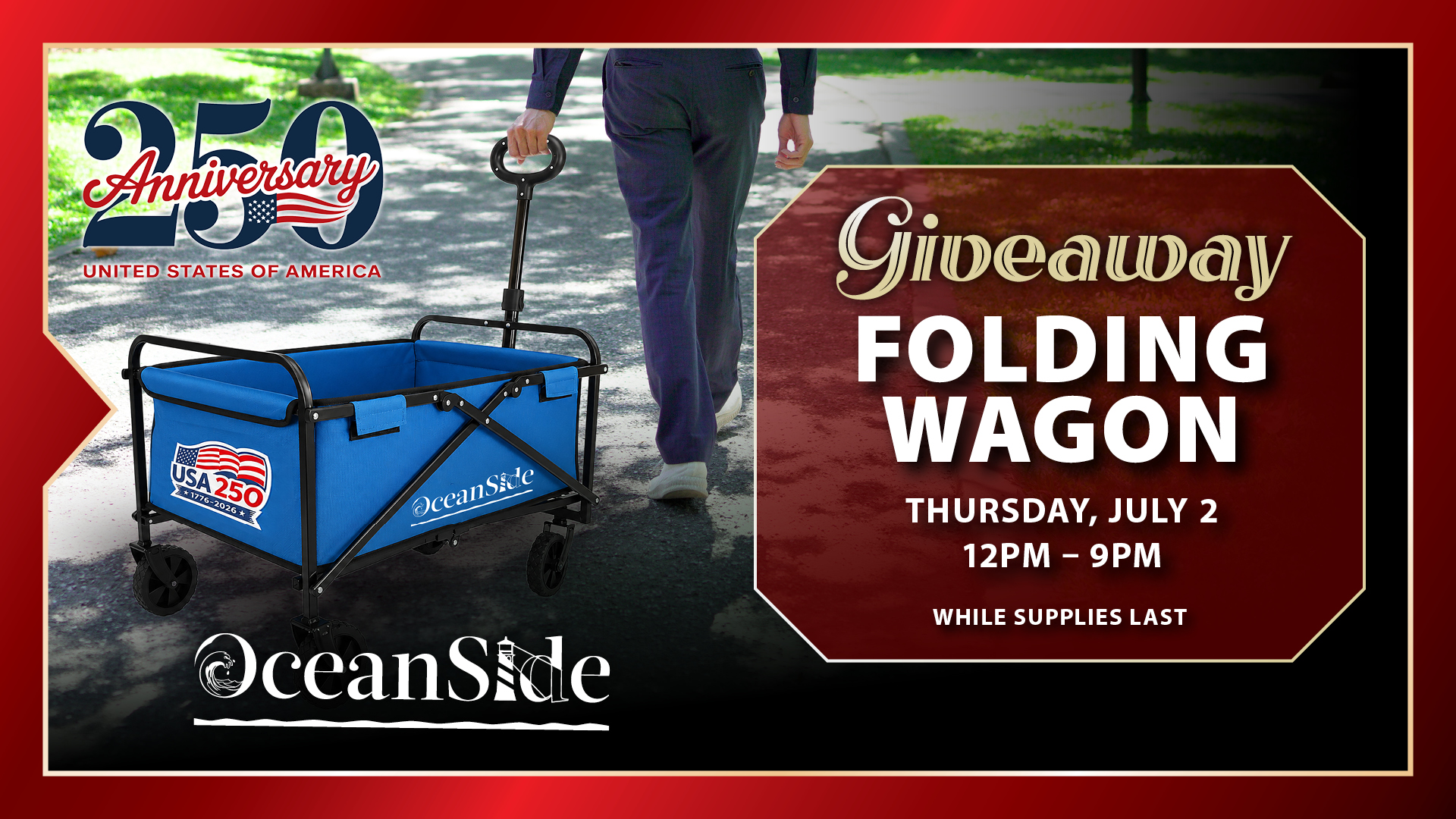 Foldable Wagon Giveaway