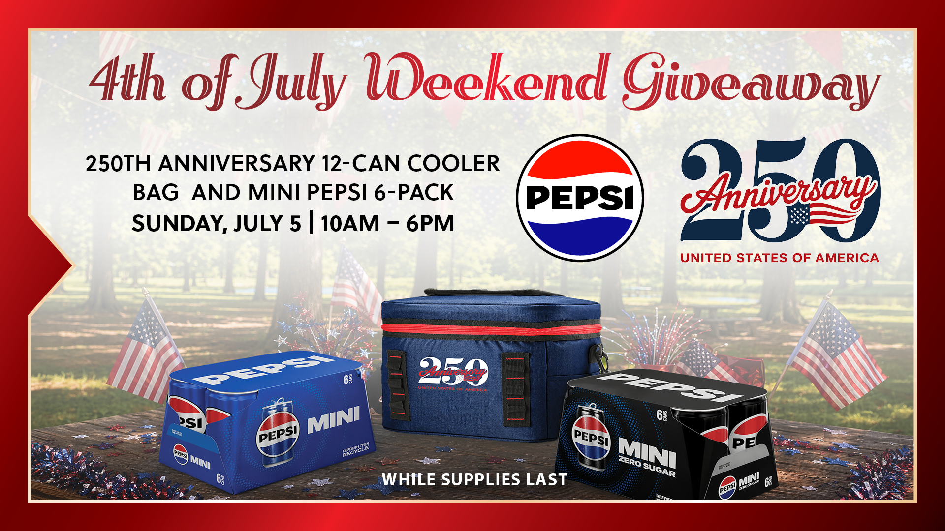 Pepsi Cooler Bag Giveaway