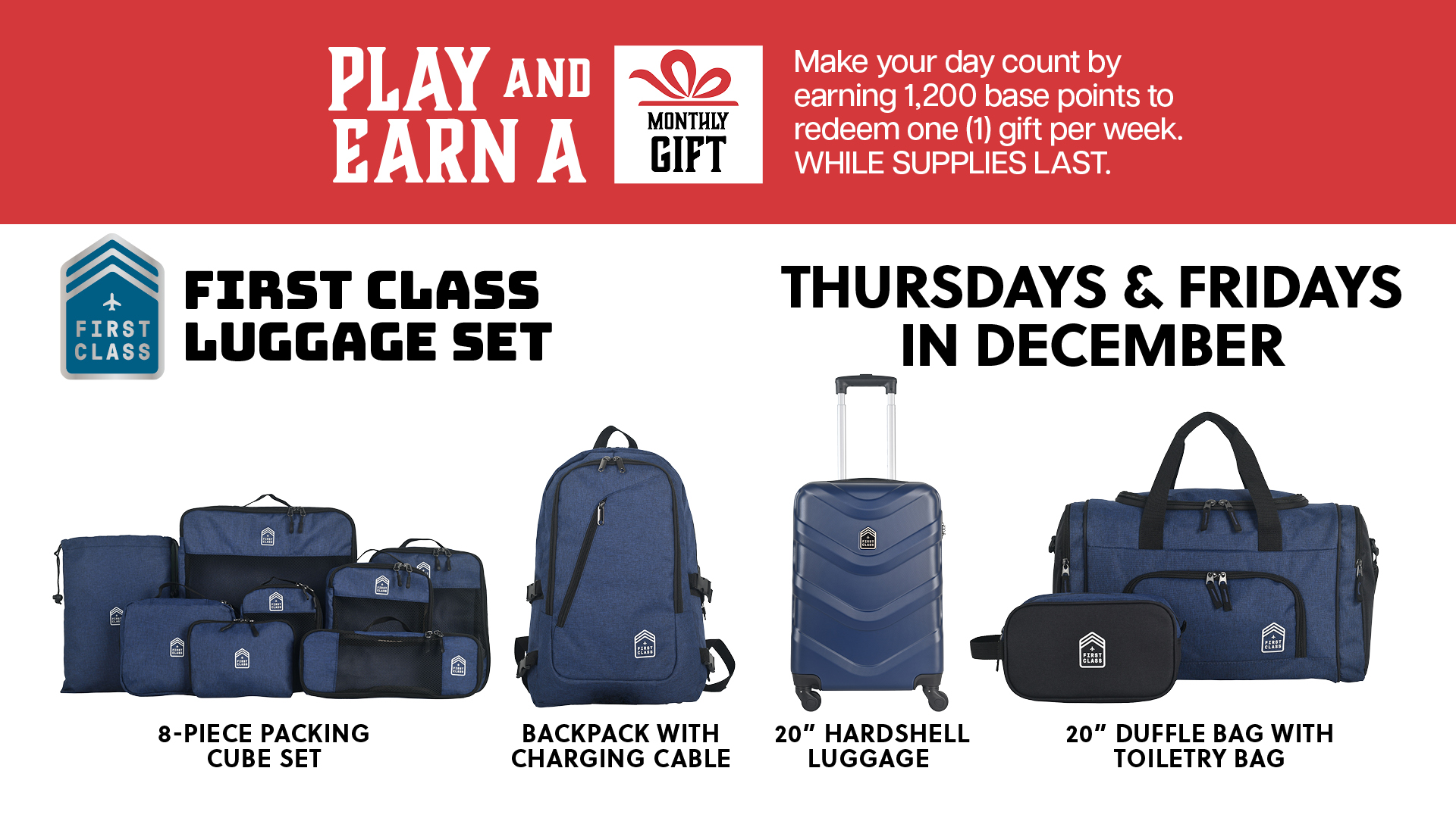 Play and Earn Monthly Gifts