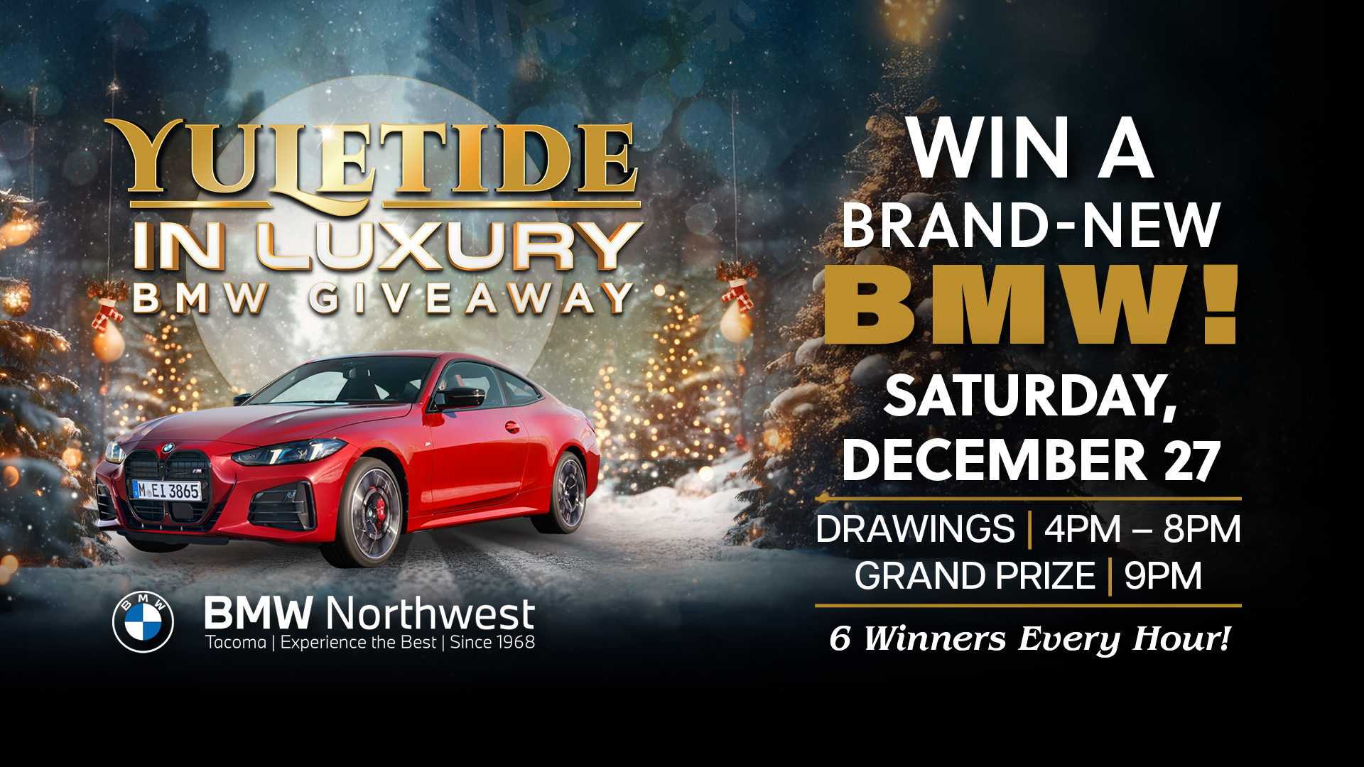 Yuletide in Luxury BMW Giveaway 