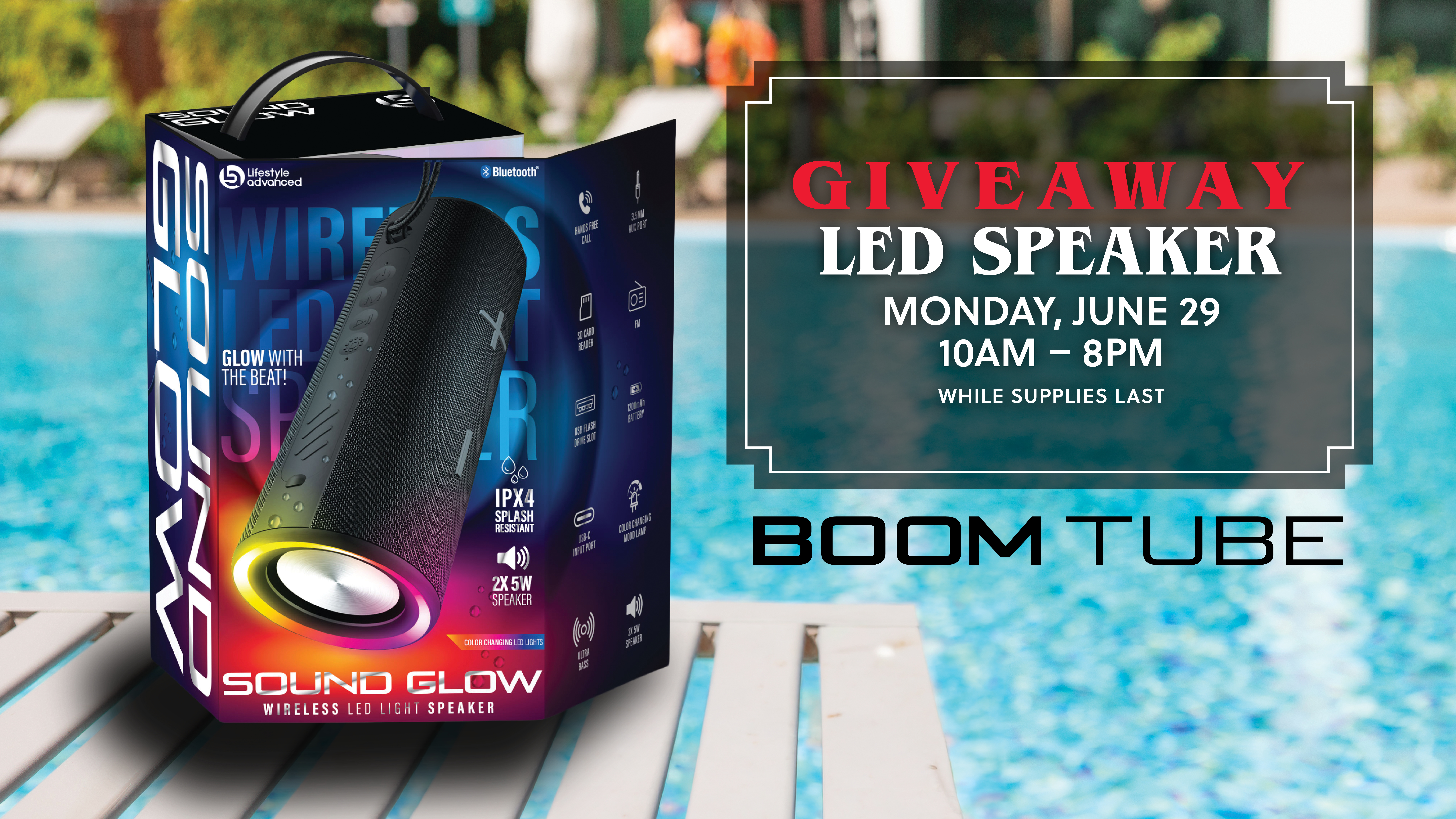 LED Speaker Giveaway