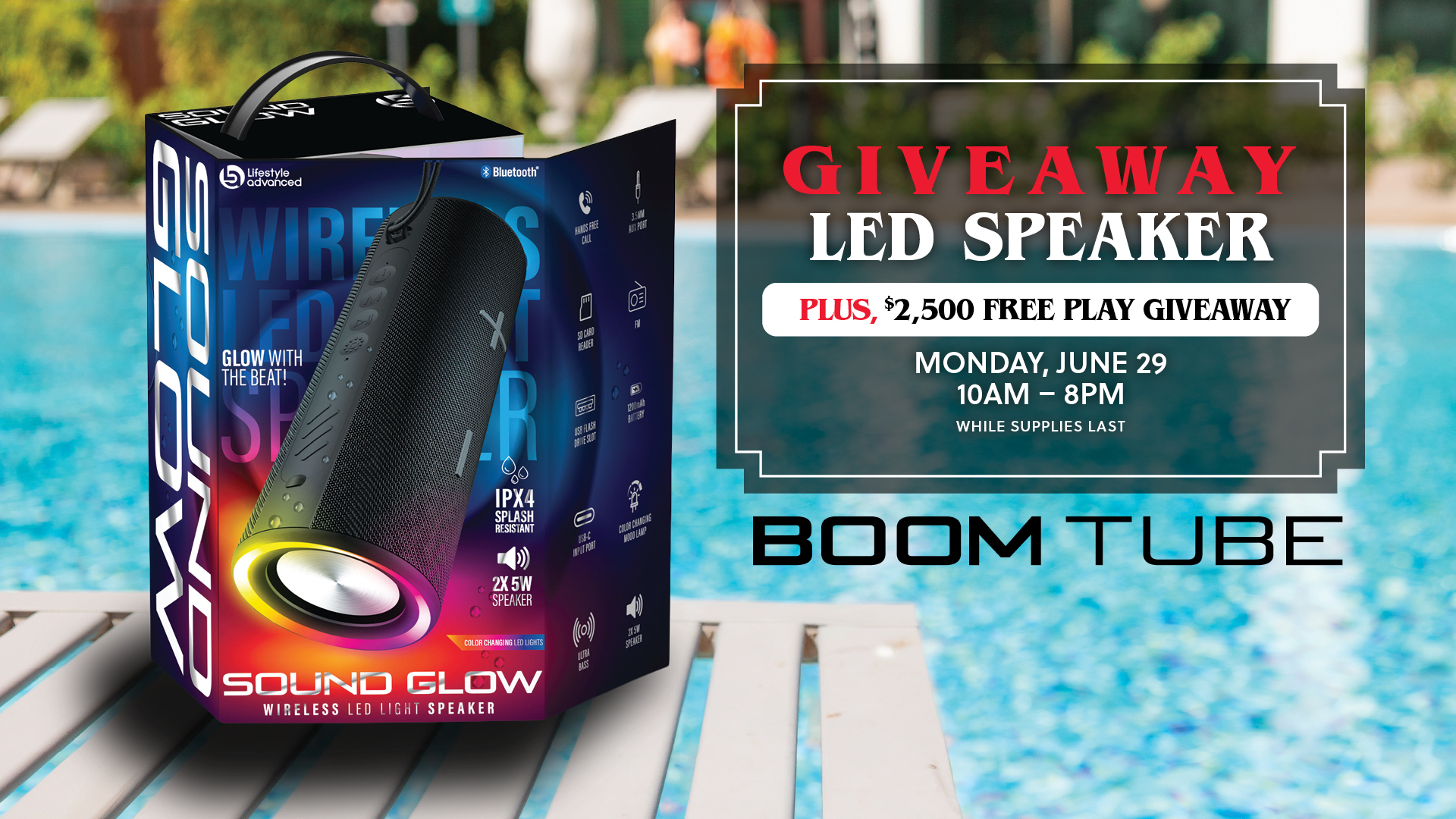 LED Speaker Giveaway