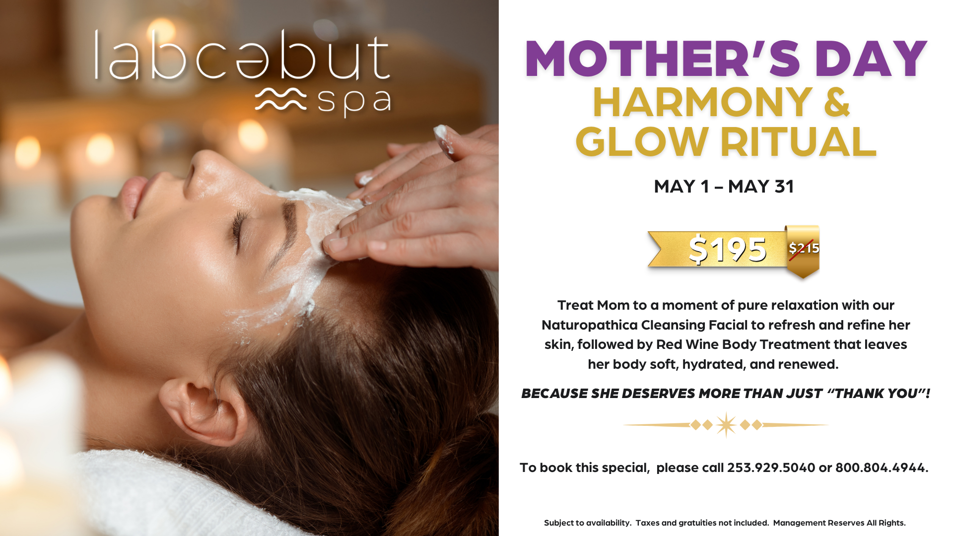 Spa Specials 1920x1080 - Mothers Day