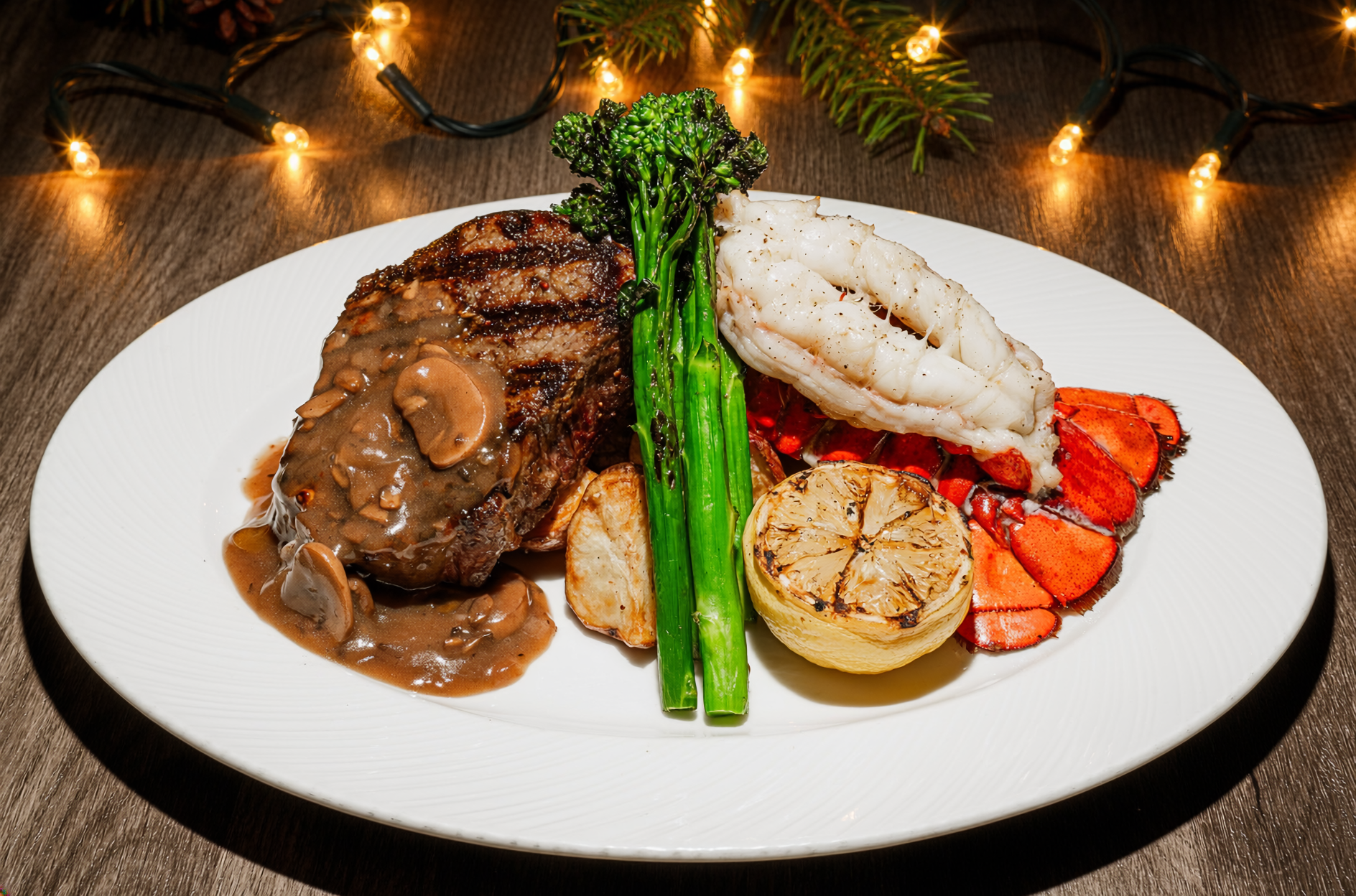 Surk and Turf Steak and Lobster Tail