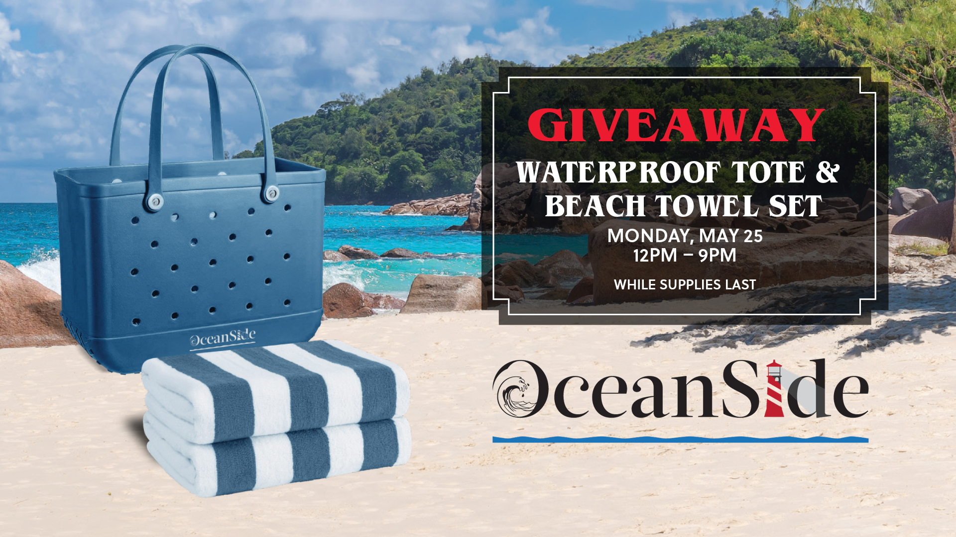 Tote & Beach Towel Set