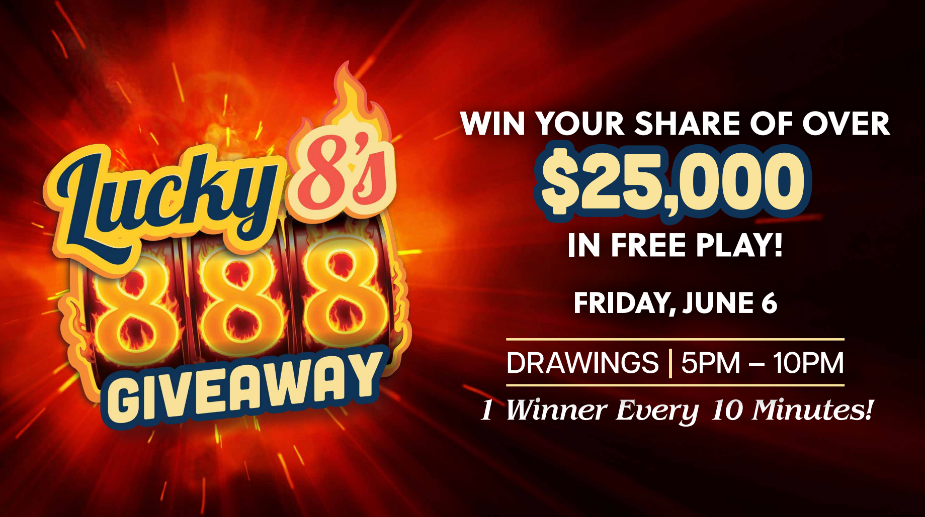 Lucky 8's Giveaway